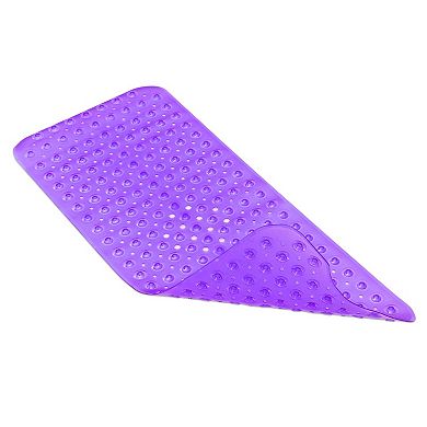 Bpa-free Non-slip Anti-bacterial Bath Mat With Suction Cups