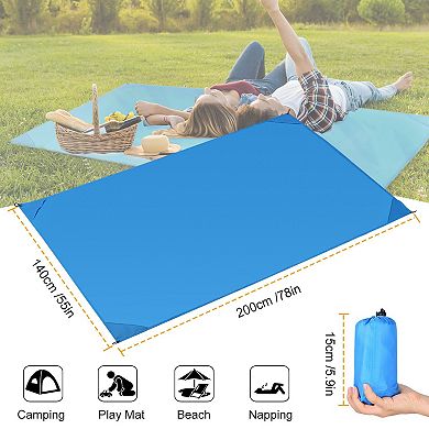 4.6x6.6'', Waterproof Portable Beach Blanket