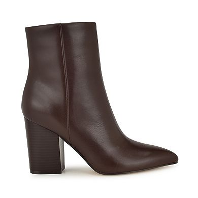 Nine West Plumm Women's Block Heel Dress Ankle Boots