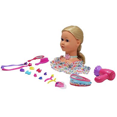 Gi-Go Toys Dream Collection: Doll Head Hair & Makeup Hair Styling Playset