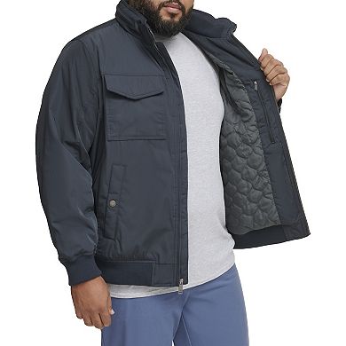 Big & Tall Dockers® Polytwill 2 Pocket Bomber Jacket