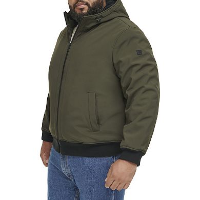 Big & Tall Dockers® Softshell Sherpa Lined Bomber jacket