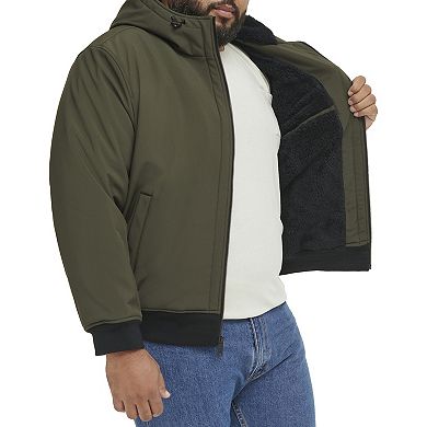 Big & Tall Dockers® Softshell Sherpa Lined Bomber jacket