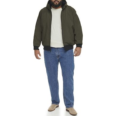 Big & Tall Dockers® Softshell Sherpa Lined Bomber jacket