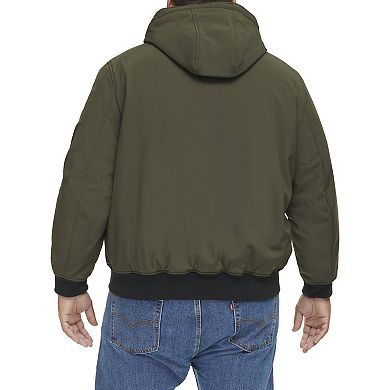 Big & Tall Dockers® Softshell Sherpa Lined Bomber jacket