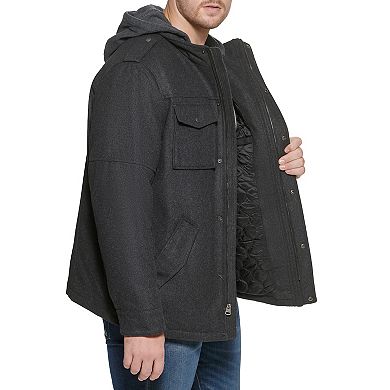 Big & Tall Levi's?? Wool Blend Jacket with Hood