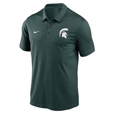 Men's Nike Green Michigan State Spartans Primetime Franchise Performance Polo