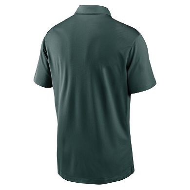 Men's Nike Green Michigan State Spartans Primetime Franchise Performance Polo