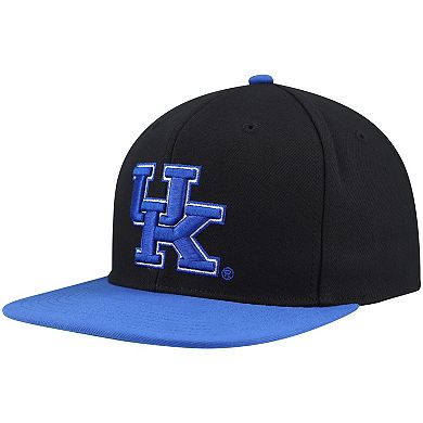 Men's Mitchell & Ness Black/Royal Kentucky Wildcats 2-Tone 2.0 Snapback Hat