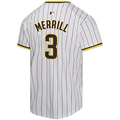Youth Nike Jackson Merrill White San Diego Padres Home Player Game Jersey