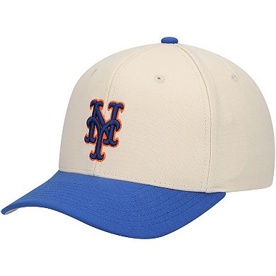 Men's Mitchell & Ness Cream New York Mets Pro Crown Adjustable Hat