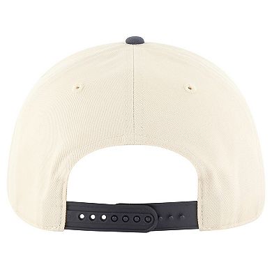 Men's '47 Cream/Navy Dallas Mavericks Roscoe Hitch Adjustable Hat