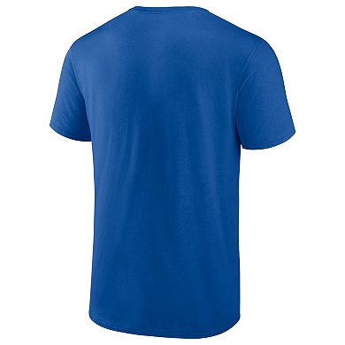 Men's Fanatics Blue Dallas Mavericks 2024 Western Conference Champions Layup Drill T-Shirt