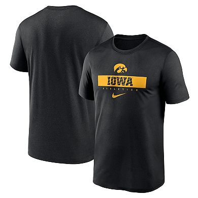 Men's Nike Black Iowa Hawkeyes 2024 Sideline Legend Performance  T-Shirt