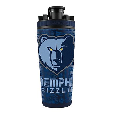 WinCraft Memphis Grizzlies 26oz. 4D Stainless Steel Ice Shaker Bottle