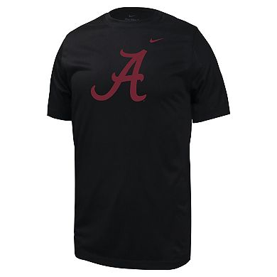Youth Nike Alabama Crimson Tide Black Logo Legend Performance T-Shirt