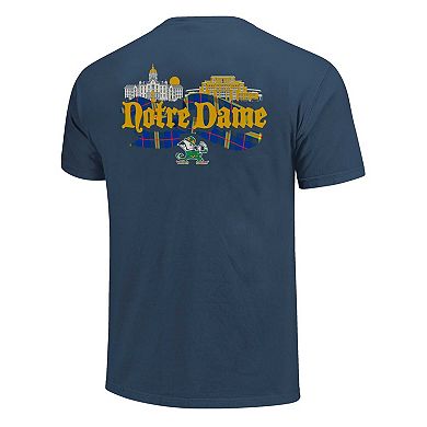 Unisex Navy Notre Dame Fighting Irish Hyper Local Celtic Tartan Campus T-Shirt