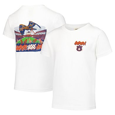 Youth White Auburn Tigers Hyperlocal Comfort Colors T-Shirt