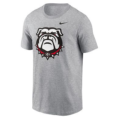 Men's Nike Heather Gray Georgia Bulldogs Primetime Evergreen Alternate Logo T-Shirt