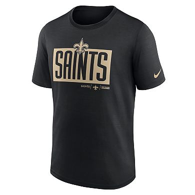 Men's Nike Black New Orleans Saints Exceed Performance T-Shirt