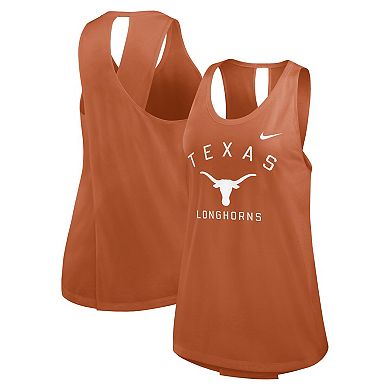 Women's Nike Texas Orange Texas Longhorns Primetime Open Back Tank Top