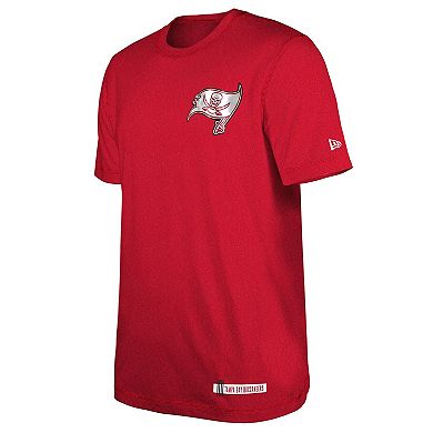 Men's New Era Red Tampa Bay Buccaneers 2024 NFL Training Camp T-Shirt