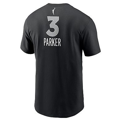 Unisex Nike Candace Parker Black Las Vegas Aces Explorer Edition Name & Number T-Shirt