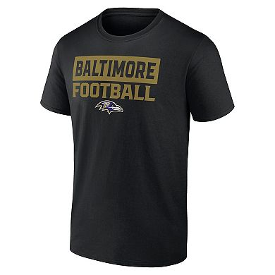 Men's Fanatics Baltimore Ravens Serve T-Shirt Combo Pack