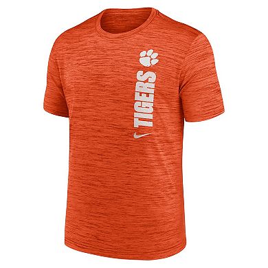 Men's Nike Orange Clemson Tigers 2024 Sideline Velocity Performance  T-Shirt