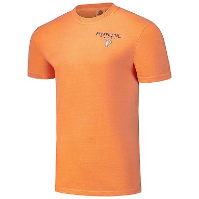 Unisex Orange Pepperdine Waves Scenic Comfort Colors T-Shirt