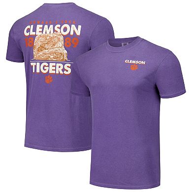 Unisex Purple Clemson Tigers Hyper Local Roughed Up Rock T-Shirt