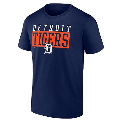 Men's Fanatics Navy Detroit Tigers Hard To Beat T-Shirt