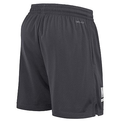 Men's Nike Anthracite Michigan State Spartans 2024 Sideline Mesh Shorts