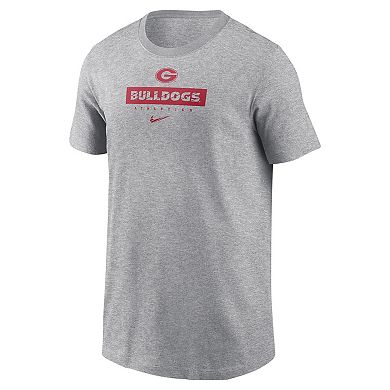 Youth Nike Gray Georgia Bulldogs Athletics T-Shirt