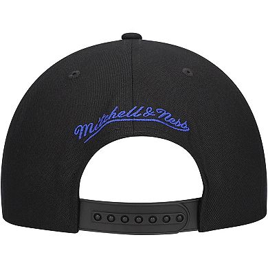 Men's Mitchell & Ness Black Golden State Warriors Shattered Snapback Hat