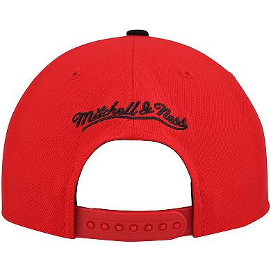 Men's Mitchell & Ness Red/Black Cincinnati Bearcats 2-Tone 2.0 Snapback Hat