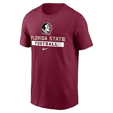 Men's Nike Garnet Florida State Seminoles Football T-Shirt