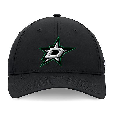 Men's Fanatics Black Dallas Stars Domestic 3D Patch Adjustable Hat