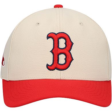 Men's Mitchell & Ness Cream Boston Red Sox Pro Crown Adjustable Hat