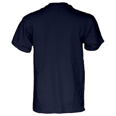 Unisex Blue 84  Navy Notre Dame Fighting Irish Back-To-Back NCAA Men's Lacrosse National Champions T-Shirt