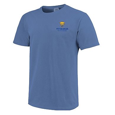 Unisex Royal Pitt Panthers Scenic Comfort Colors T-Shirt