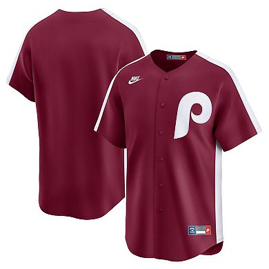 Men's Nike Burgundy Philadelphia Phillies Cooperstown Collection Limited Jersey