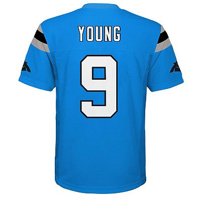 Youth Bryce Young Blue Carolina Panthers Replica Player Jersey