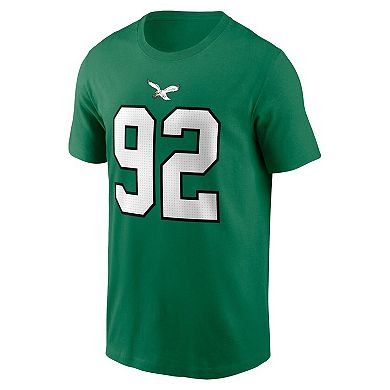 Men's Nike Reggie White Kelly Green Philadelphia Eagles Retired Player Name & Number T-Shirt