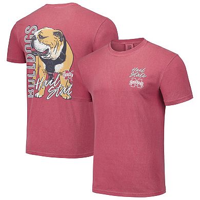 Unisex Maroon Mississippi State Bulldogs Hyper Local Bulldog Stance T-Shirt