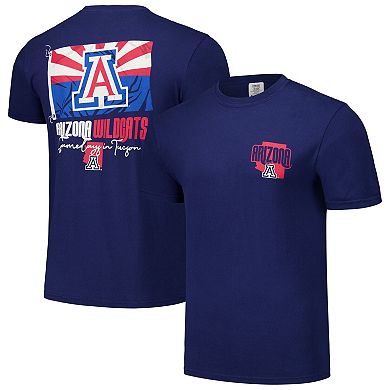 Unisex Navy Arizona Wildcats Hyper Local Gameday Flag T-Shirt