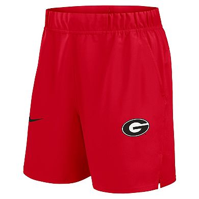 Men's Nike Red Georgia Bulldogs Primetime Victory Performance Shorts