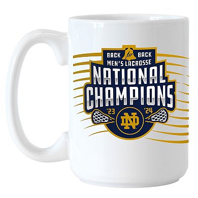 Notre Dame Fighting Irish 2024 NCAA Men's Lacrosse National Champions 15oz. Sublimated Mug