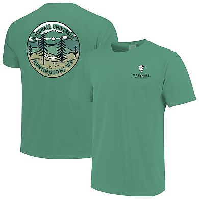 Unisex Kelly Green Marshall Thundering Herd Scenic Comfort Colors T-Shirt