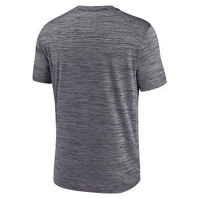 Men's Nike Gray Clemson Tigers 2024 Sideline Velocity Performance  T-Shirt